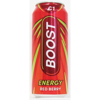 Boost Energy Red Berry Flavour Drink