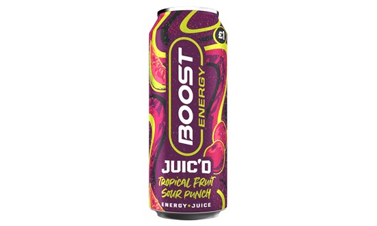 Boost Drinks adds Tropical Fruit to its Juic'd 
